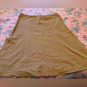 Banana Republic corduroy and Metallic Gold Skirt